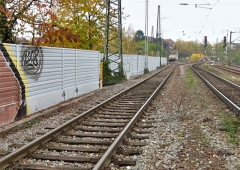 Lärmschutzwand Ludwigsburg: Ausführungsplanung, ergänzende Entwurfsplanung