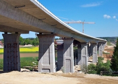 Neubau der Autobahnbrücke Trockau: Überarbeitung Sondervorschlag, technische Bearbeitung